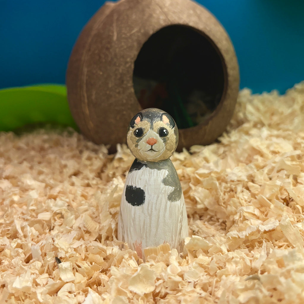 Personalised Pet Portrait Peg Doll