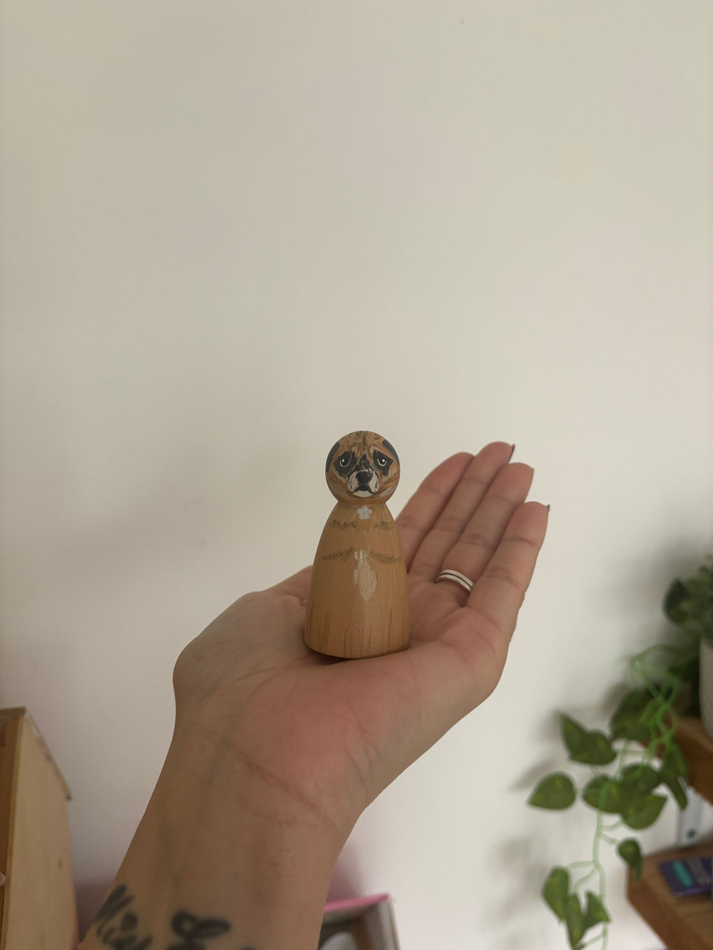 Personalised Pet Portrait Peg Doll