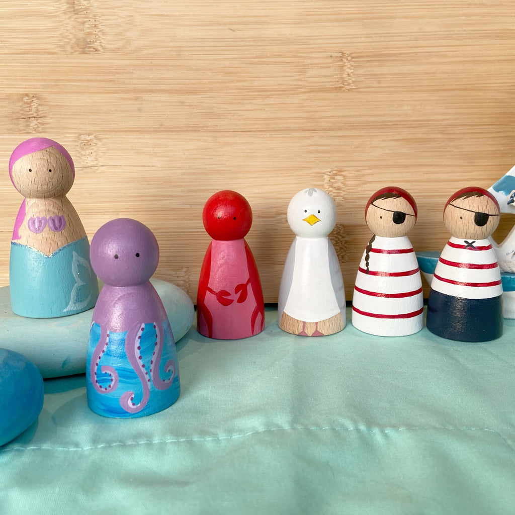 Under the Sea Peg Doll Set