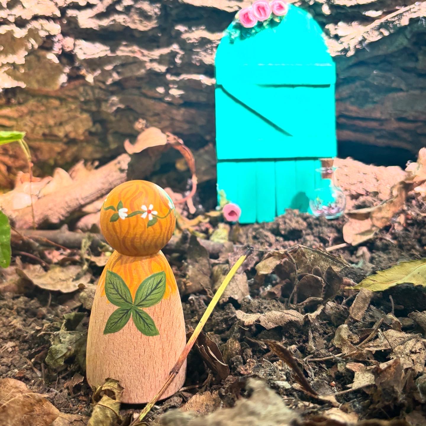 Forest Nature Fairy Peg Doll