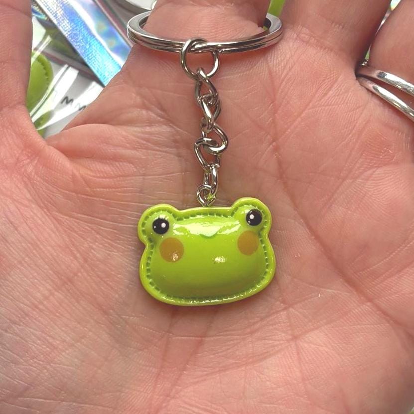 Resin Frog Keyring Gift